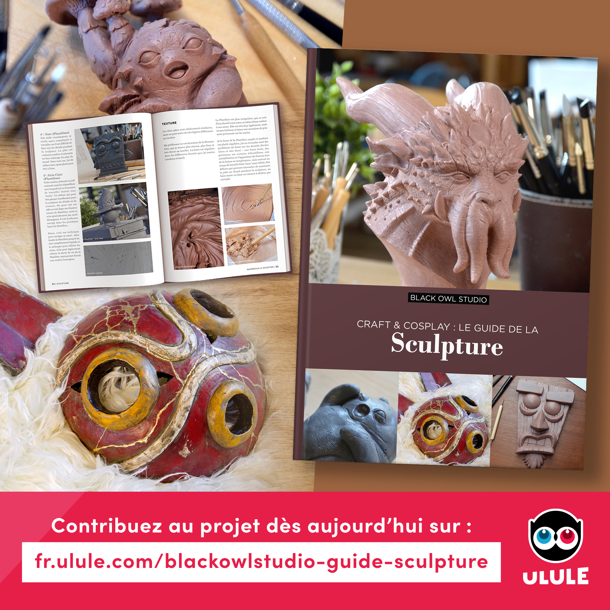 Sculpture: Plastiline & Monster Clay – Black Owl Studio