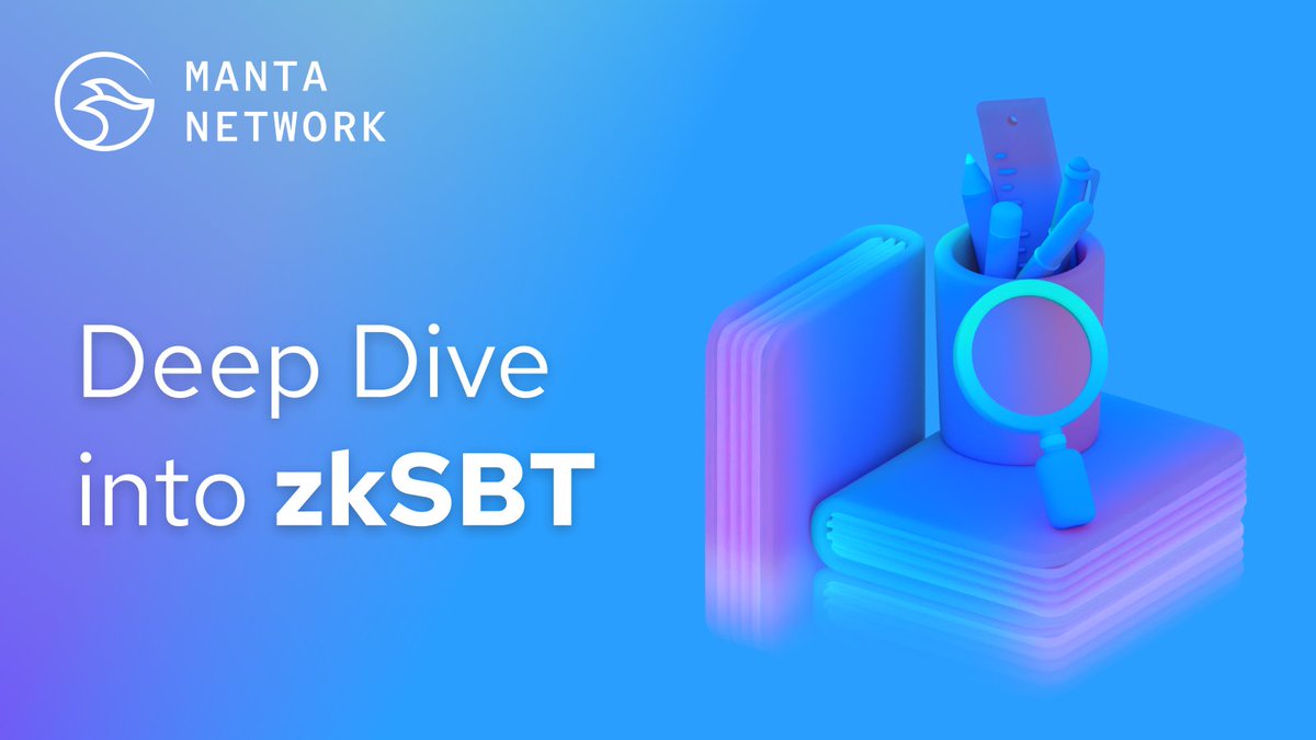 MantaNetwork's tweet photo. 🔒 Deep Dive into zkSBTs 🔐

This thread explores zkSBTs (Zero-Knowledge Soulbond Token) and their role in providing enhanced security and privacy for web3 identity.

Here's what you need to know: