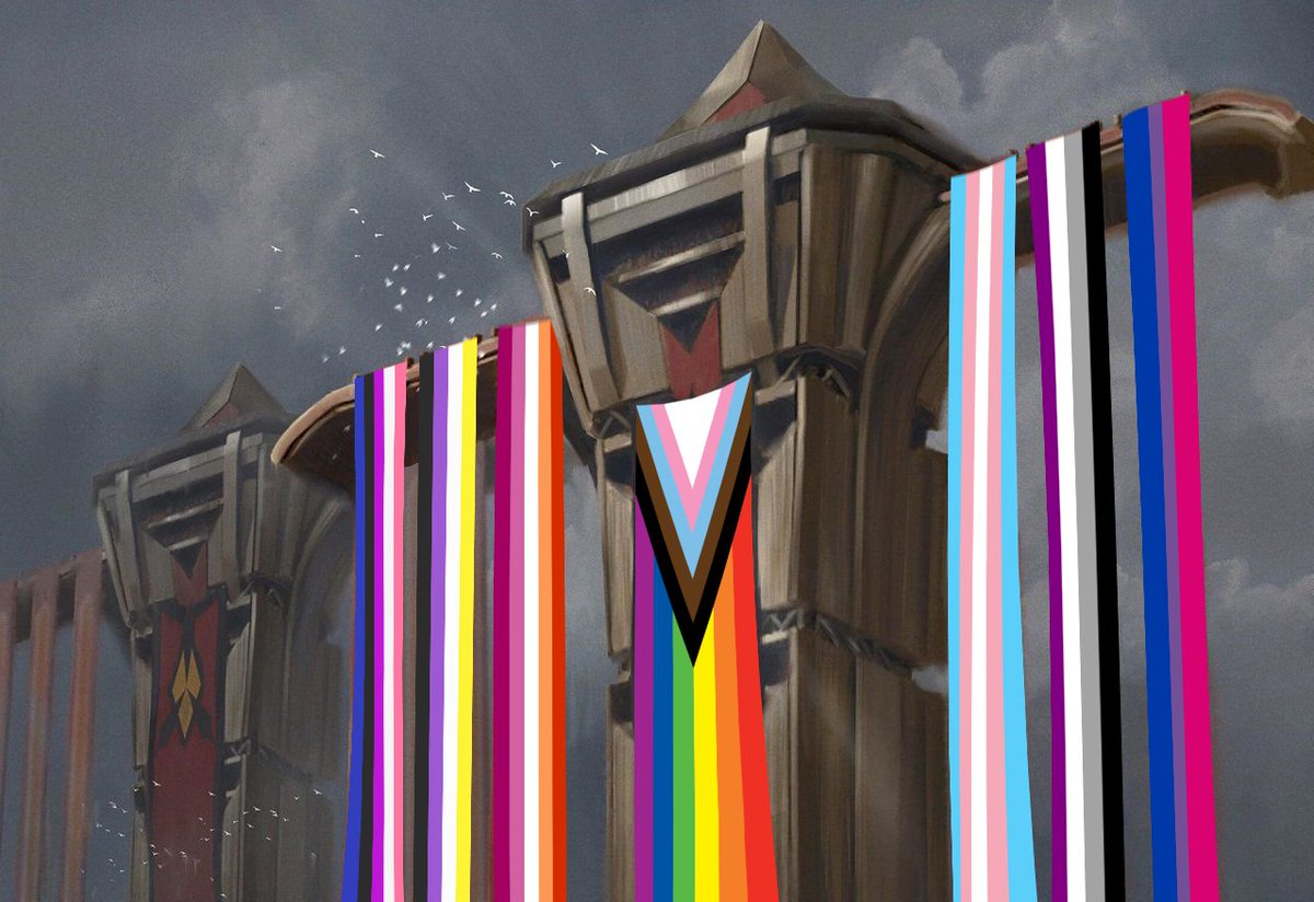 thoptertoken's tweet image. Happy Pride!! 🏳️‍🌈 Fight fascism by being queer as hell this month! ❤️✨