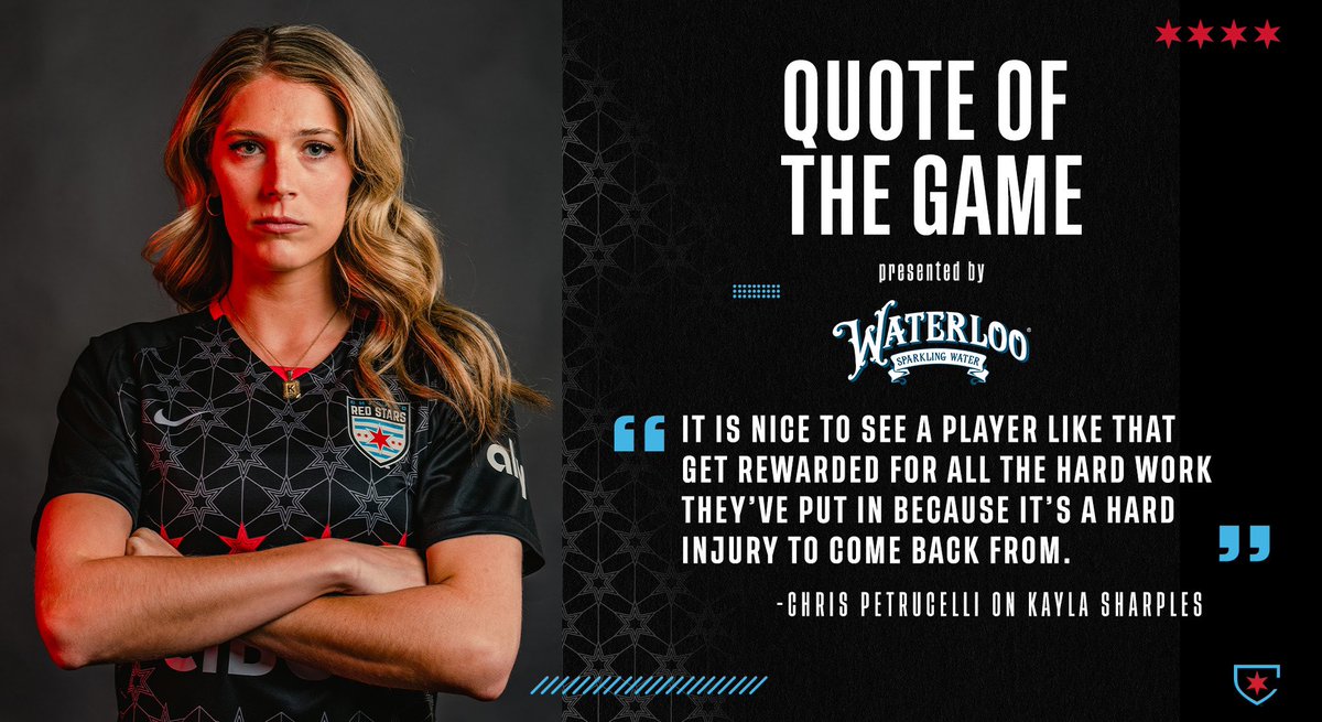 Our Quote of the Game presented by @DoYouWaterloo 🤝

Welcome back, @kaysharps 🫶