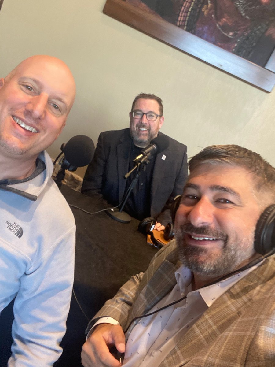 Sat down with @markmhoffman and @gregory_koons to talk about building relationships, interviewing and authentic leadership on their @PAIU Lead On Podcast, airing June 12! #TeamCCIU #WeGetToCCIU