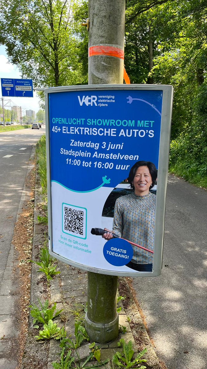 🌐 Kom je aanstaande zaterdag ook naar het Stadsplein in Amstelveen? Dan staan er namelijk ruim 45 elektrische auto's voor je klaar, waarover je alles kunt vragen! Wij zijn er om alle andere EV-gerelateerde vragen te beantwoorden. Toegang is gratis! 

#elektrischrijden #ev