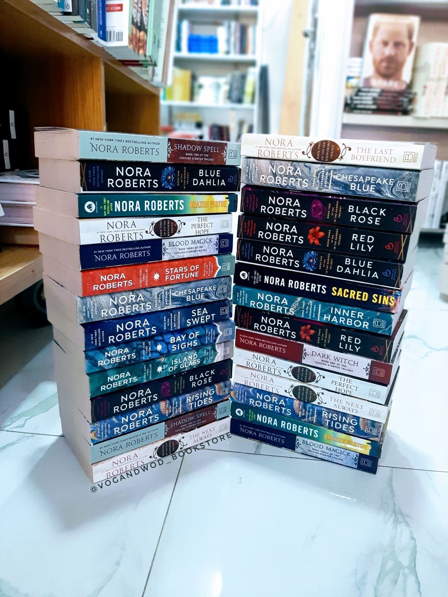 Prices from N4700
.
#vogandwodbooks
#vogandwodbookstore
#ikejabookshop
#bookstoresinlagos
#books
#bookstagram
#childrenbooks
#childrenbestseller
#businessbook
#bestsellerbook
#businessbooks
#fiction 
#fantasyfiction 
#noraroberts
#norarobertsbook
#readknowlearngo