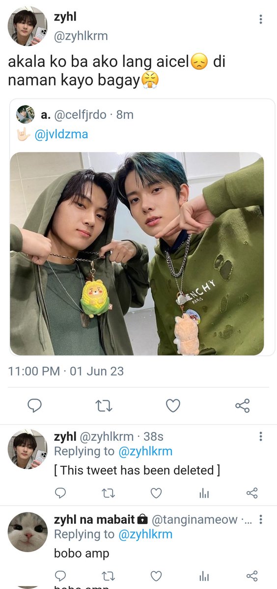 jywonlib's tweet photo. rivals in love
โa #heejaywon au wherein zyhl (jw) has a crush on aicel (hs), when zyhl thought everything's going fine with aicel, a potential love rival came in the presence of jaze (js) who's trying to get aicel's attention also as zyhl observed, but is he really a rival? https://t.co/rIqS9S3cus