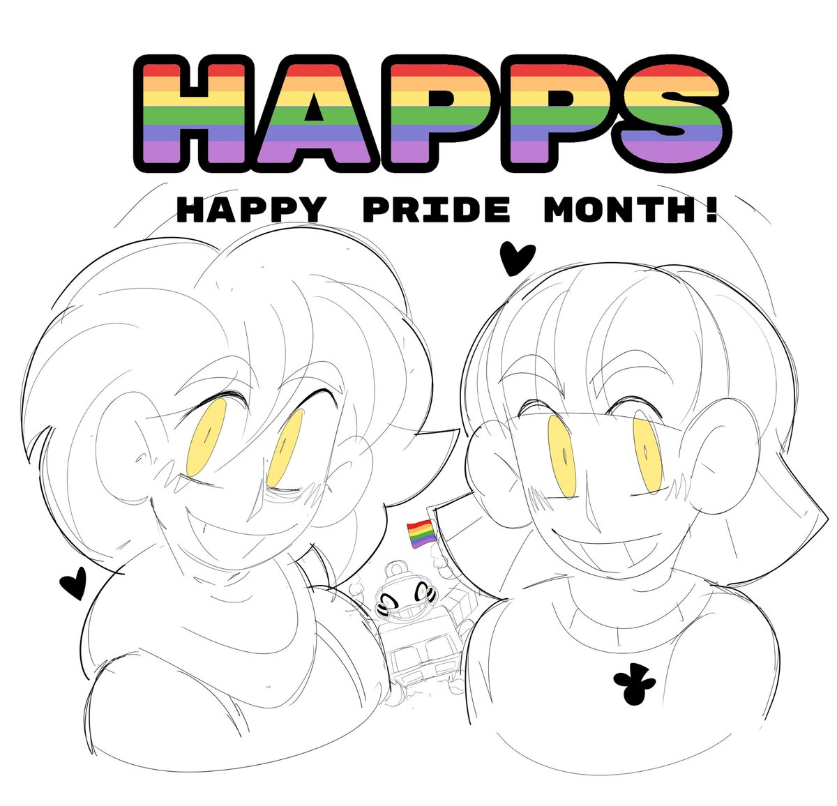 Throws them at you and runs away
HAPPY PRIDE MONTH FROM HAPPS!!!!!!

#FNAF #TFTP #fnaffanart #PrideMonth