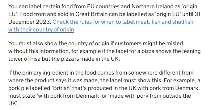 #keepscotlandthebrand It's high above time that  @theSNP demanded proper food identification on packaging. The UK Gov try tp pass off our Scottish goods plastering them with UJ flags but it is law that the 'country of origin' is listed on packaging. The UK is NOT a country