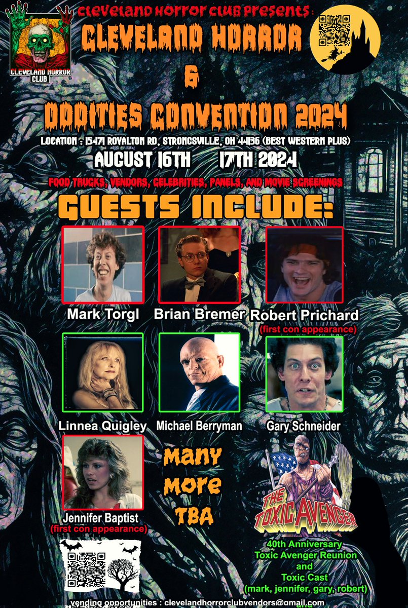 CleHorrorClub's tweet photo. #horrorcon #HorrorMovies #horror #HorrorCommunity #HorrorFam #Cleveland #oddities #troma https://t.co/IkWEIrMzXf