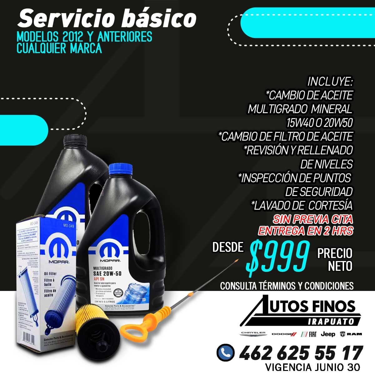 AutosIrapuato's tweet photo. Tienes un auto modelo 2012 o anterior y quieres hacer su servicio correctamente??
Tráelo con los expertos!!
📞Haz tu cita al 462-625-55-17 ext. 225 y 230
📍 Prol. Guerrero 1850 Col. Unidad Modelo IMSS
Lun a Vie de 8:00 am a 2:00 pm y de 4:00 a 7:00 pm Sáb de 8:00 am a 4:00 pm https://t.co/8E2ZCGQDgc