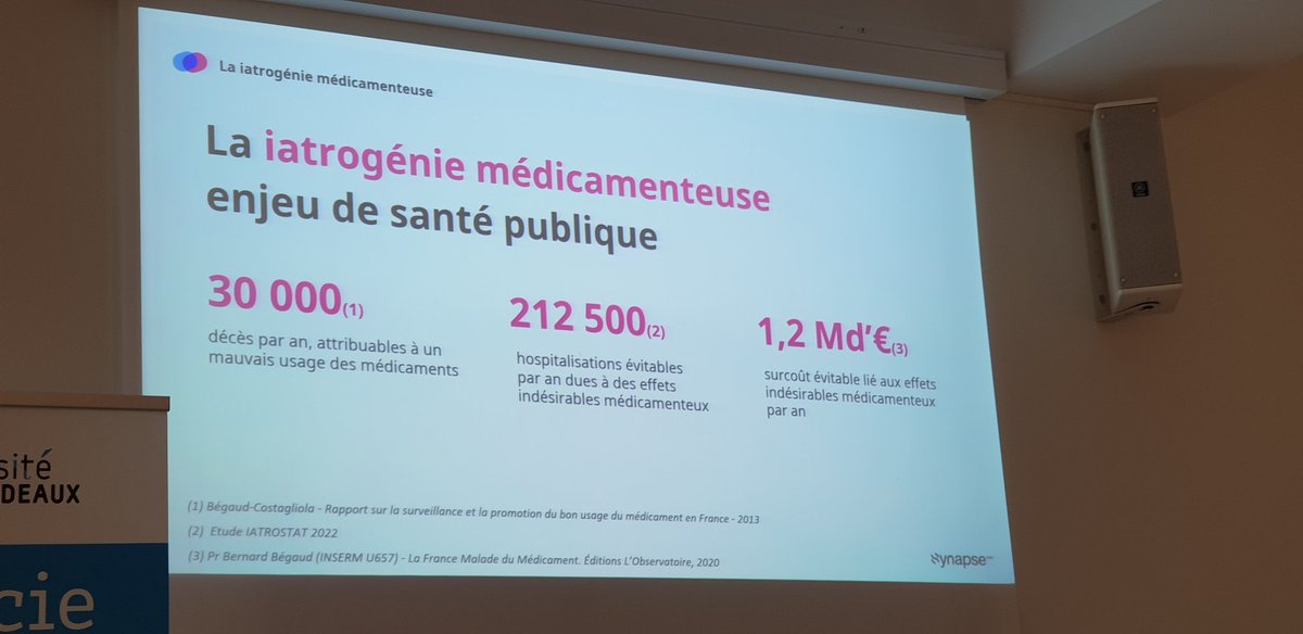 Seve Michel (@seve_michel) on Twitter photo Aide à la décision médicale appliquée à la pharmacie clinique: éviter la iatrogénie médicamenteuse. Par Dr Charlotte Reby <a href="/SynapseMedFR/">Synapse Medicine</a> - XXIe Conférence de la CIDPHARMEF <a href="/univbordeaux/">Université de Bordeaux</a> <a href="/auf_org/">AUF</a> Aide à la décision médicale appliquée à la pharmacie clinique: éviter la iatrogénie médicamenteuse. Par Dr Charlotte Reby <a href="/SynapseMedFR/">Synapse Medicine</a> - XXIe Conférence de la CIDPHARMEF <a href="/univbordeaux/">Université de Bordeaux</a> <a href="/auf_org/">AUF</a>