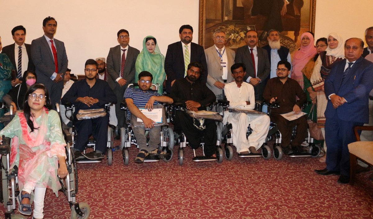 HEC Pakistan on Twitter "A ceremony to distribute electric wheelchairs