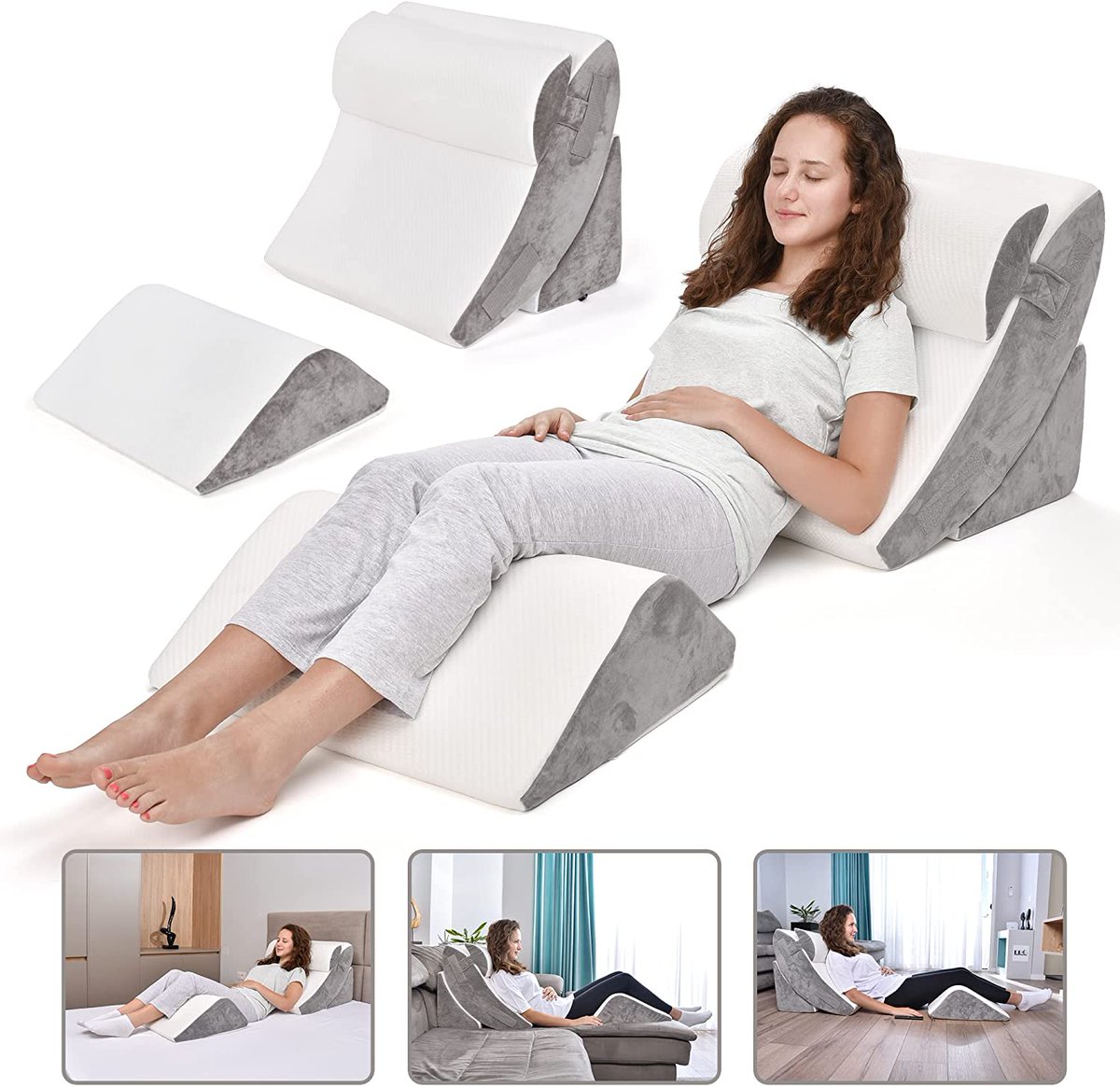 BRITENWAY Bed Wedge Pillow Set -- Save 38% -- JUST $79.99

amzn.to/3N7vGCj

#bedwedge #bedwedges #bedwedgedeals #bedwedgedeal #pillows #pillow #pillowdeals #pillowdeal #pillowset #pillowsets #memoryfoam #postsurgery #ergonomic #ergonomics #ergonomicpillow #deals #deal