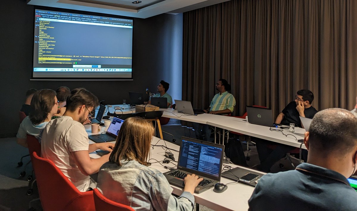 x33fcon's tweet image. Pwning your Google Cloud, one step at a time. From basic read-only access to complete organization compromise! With @cyberwarfarelab and @flopyash
