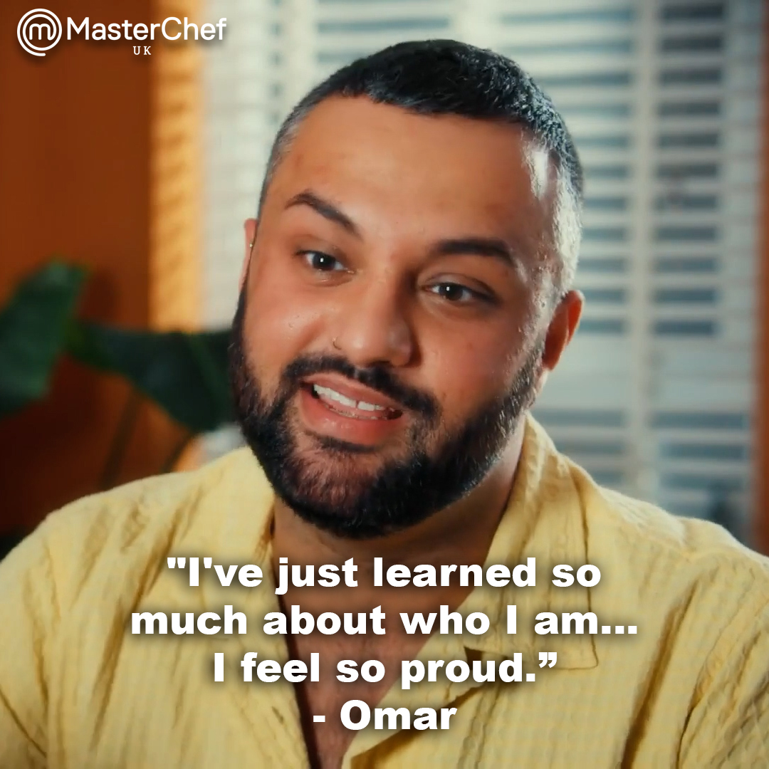 You should be proud, Omar - you've been amazing 😊 #MasterChefUK