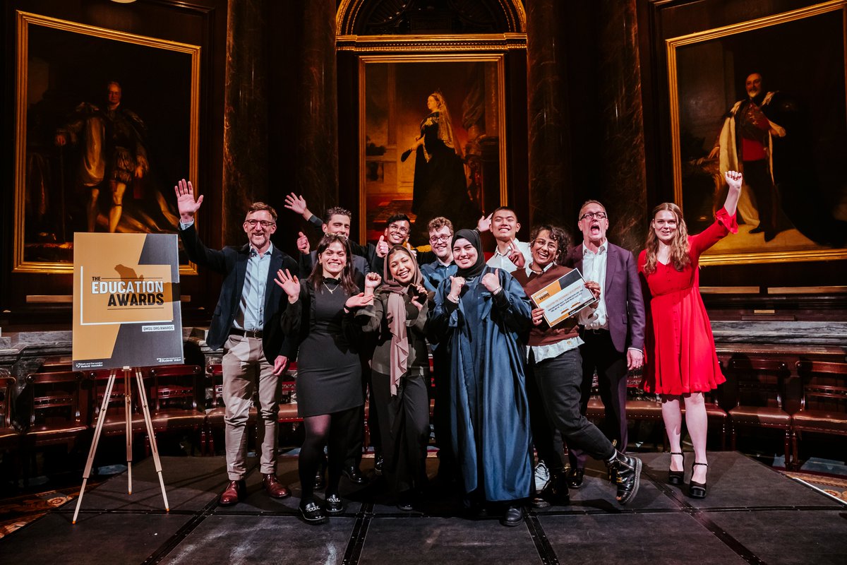The Winners of the Education Awards 2023 are...
🏅
In May, we hosted the annual Education Awards, celebrating the contributions of students and staff to improving the Queen Mary learning experience.
See the full winners 👉qmsu.org/news/article/6…