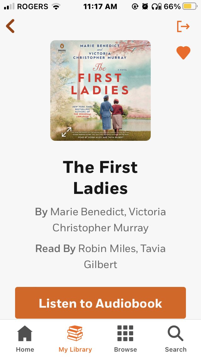 alibrarytech's tweet photo. Fab! I❤️this author-duo😊 #thefirstladies by #victoriachristophermurray &amp; #mariebenedict read by #robinmiles &amp; #taviagilbert #historicalfiction #eleanorroosevelt #marymcleodbethune #unlikelyfriends #bettertogether #blm #myeyespreferaudiobooks🎧 #accessiblebooks @prhaudio 5⭐️ https://t.co/He5R7hnDtS