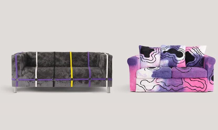 TheFrenchNugget's tweet photo. Who remembers the ikea pride couches? https://t.co/6yOe5riN9g