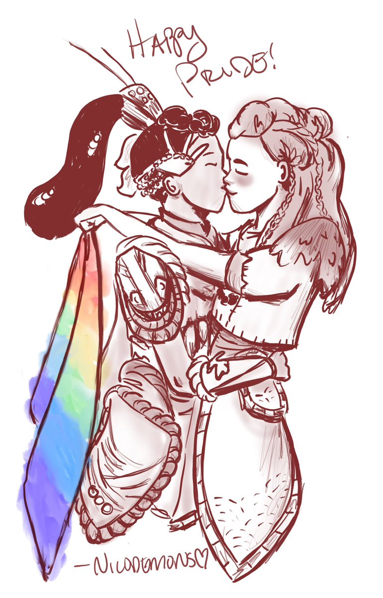 Happy Pride 🏳️‍🌈 #BeyondTheHorizon #BurningShores #Seyka #Aloy