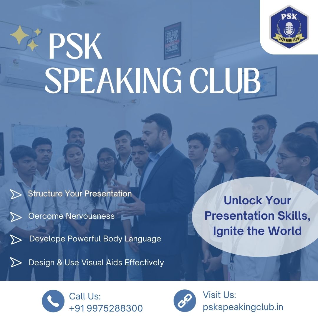 Unlock your presentation skills and make your presentation skills more developed
#PublicSpeakingMastery
#PersuasiveOratory
#EngageAndInspire
#EloquentSpeakers
#PresentWithImpact
#pskspeakingclub

contact us using following link
docs.google.com/forms/d/e/1FAI…