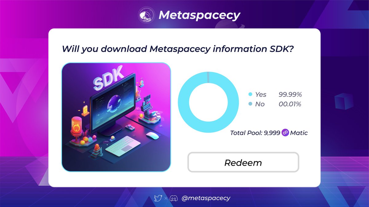 Enhance the Future with Metaspacecy Information SDK

Embrace the power of prediction markets with Metaspacecy Information SDK. This innovative toolkit enables you to forecast a multitude of future events, from election results to gaming tournament outcomes. The SDK amalgamates