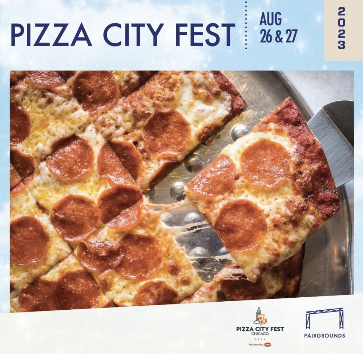 Tix now on sale for the largest pizza festival in the country. Aug 26-27 at The Salt Shed. Lineups &amp; tickets at pizzacityfest.com