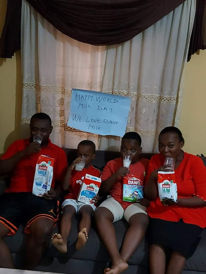 @danomilk_ng @aproko_doctor Happy World Milk Day Dano milk, Beautiful moments with my family enjoying Dano milk and celebrating world milk day 
#DanoMilkOclock 
#WhyNotMilk 
#EnjoyDairy
@danomilk_ng