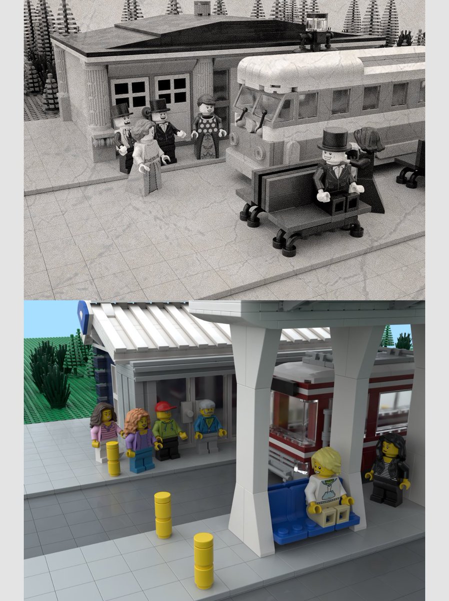 The 1950’s, but it’s LEGO