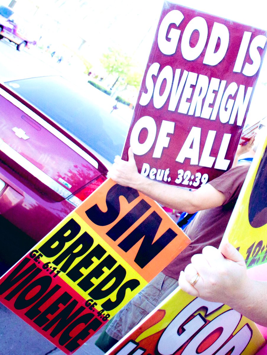 WBCTrumpet's tweet image. “The strongest-willed and most resolute person on this earth cannot take a journey of so much as a hundred yards unless God wills and enables him.”Gleanings from the Apostle Paul, Arthur W. Pink. See James 4:13-15.

Worldwide clergy have lied about God’s sovereignty for decades.