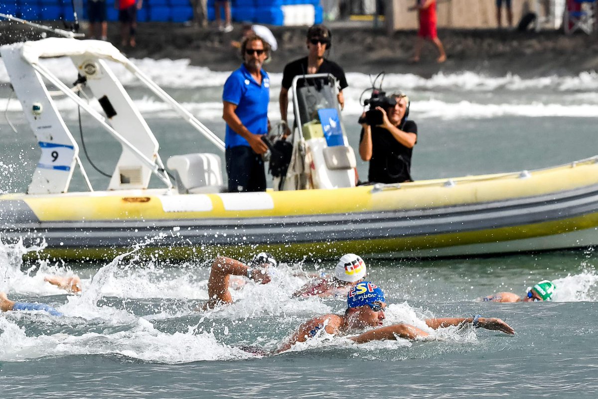 cnmataro's tweet photo. 🏊 Guillem Pujol arriba a Sevilla per disputar el Campionat d’Espanya d’Aigües Obertes

🦈 Demà, a les 10:00 h, nedarà els 10 km i dissabte, a la mateixa hora, els 5 km; prova que podria donar classificació al Mundial de Fukuoka

📺 En directe a través de RTVEPlay

#SomElCentre https://t.co/In58L2B4nX