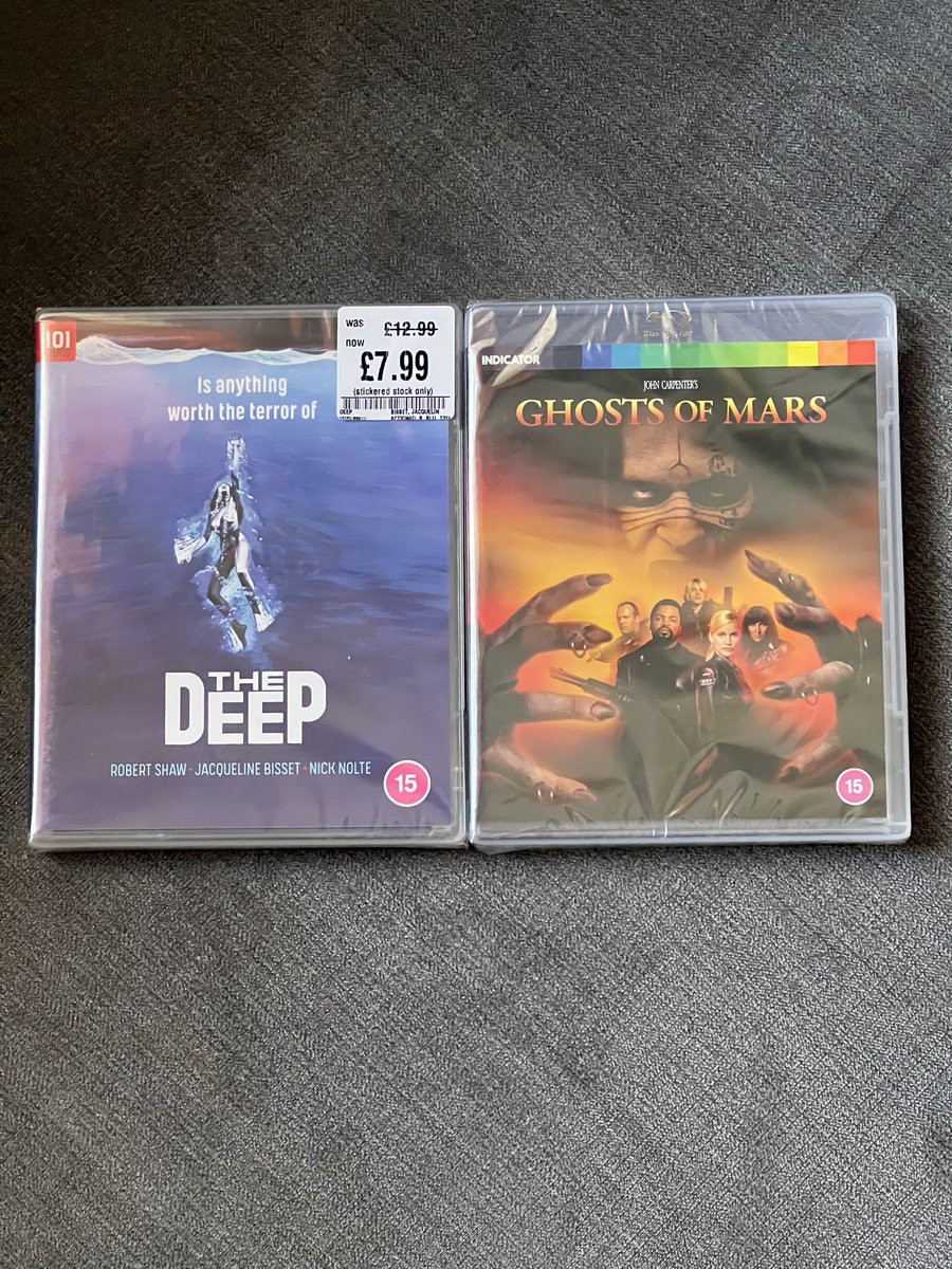bigalthewasp's tweet image. Just the 2 new pick ups today from the awesome hmv 👍 @hmv #indicatorfilms #101films #bluray #physicalmedia