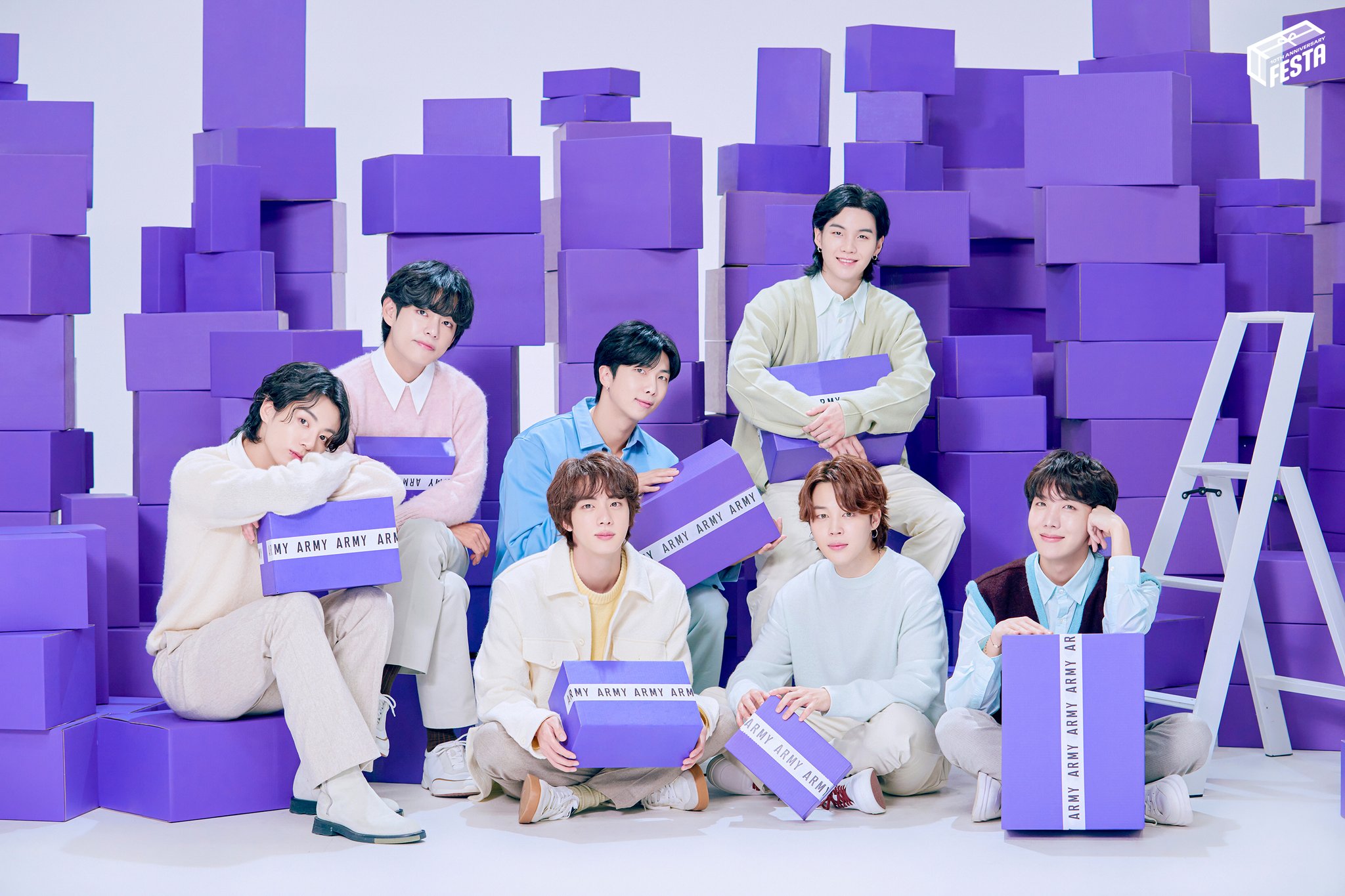 BTS 10周年 FESTA 2023 ARMY ZONE FC限定 7枚セット BTS 10周年 FESTA 2023 ARMY ZONE FC限定 7枚セット BTS 10周年