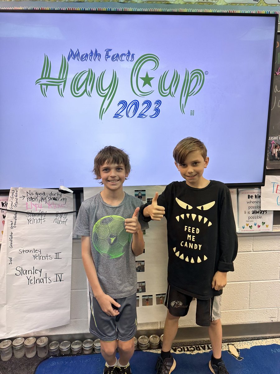 haystravelers's tweet photo. After a few tough rounds, we finally have a multiplication fact champion!!!! These boys know their facts!! @PleasantUnionYR #multiplicationfacts #tournament #junemadness https://t.co/80iaZxSB4A