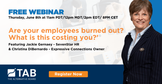 Do you notice your employees struggling with low energy, disengagement, and poor performance? Burnout is a widespread problem, and it can have a significant impact on your business's bottom line. 

thealternativeboard.com/burnout

#tabaustin #z3pd #ceo #burnout