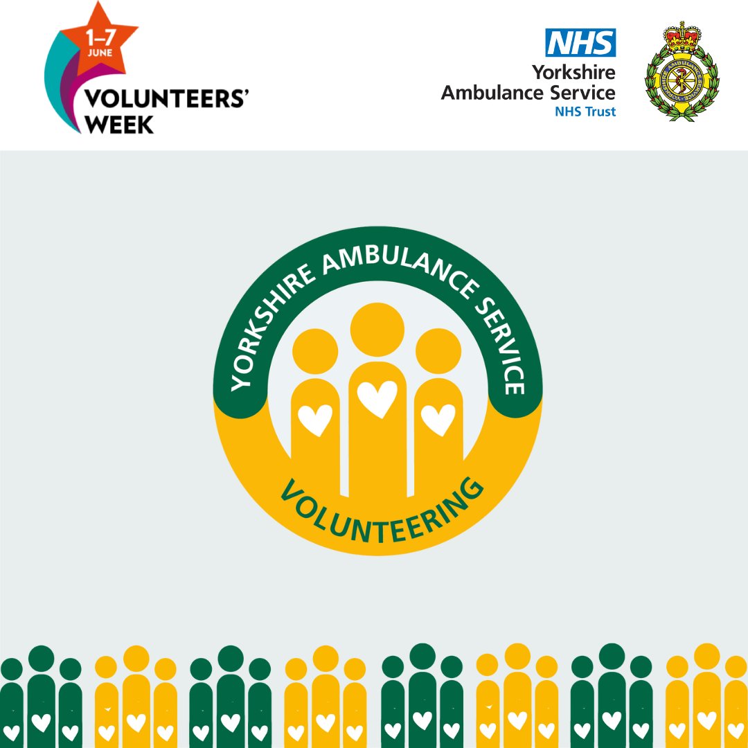 We are incredibly proud to be supported by almost 1,000 incredible volunteers.

Visit our website ow.ly/XrRm50OBJL9 to learn more about our volunteers' important roles.

#VolunteersWeek #AmbulanceVolunteering