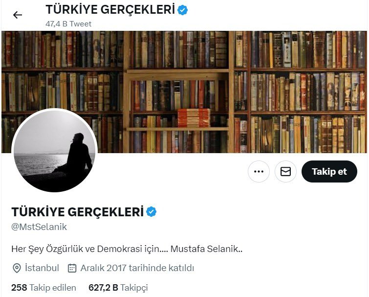 Türkiye Gerçekleri (@MstSelanik) hesabını kullanan Mesut Aykın’ın hem FETÖ’den hem de DHKP-C’den dosyası var. Dahi Bilal (@DahiOglan) isimli hesabı ise iki firari FETÖ’cü terörist Fatih Gürsoy ve Necdet Çelik yönetiyor. +++