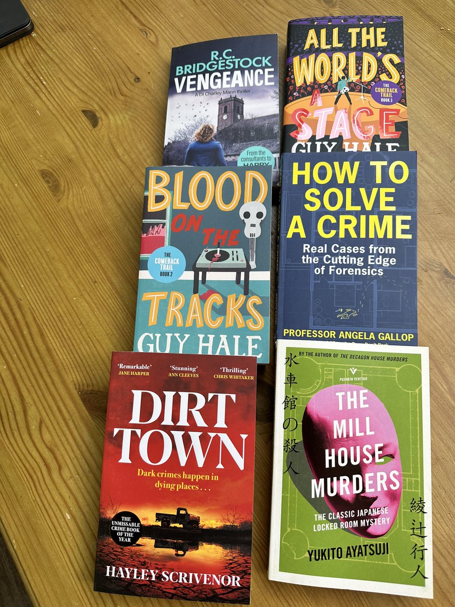 What a #bookpost haul today! Sorry Ms Postie!! #NCRM #pickupapageturner @The_CWA @readingagency
