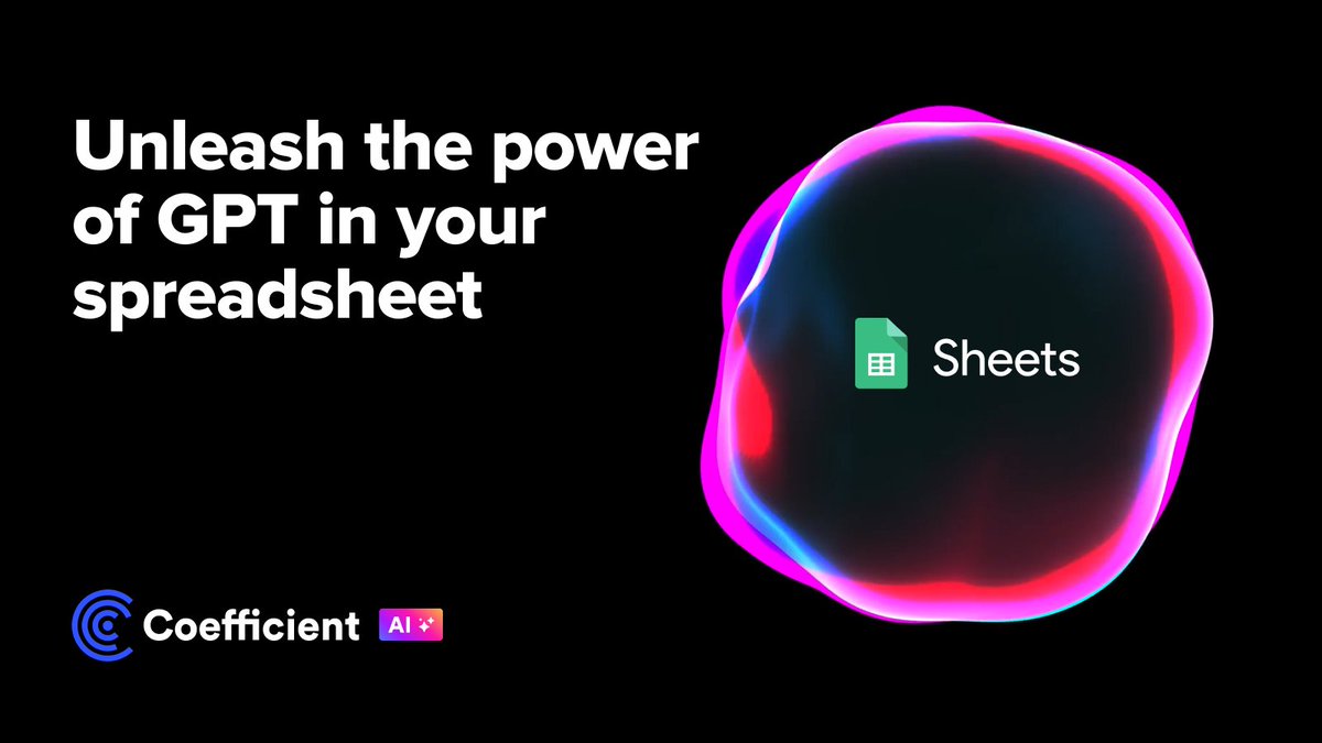 1/ Introducing Coefficient's AI Copilot: the GPT-powered spreadsheet upgrade to accelerate productivity