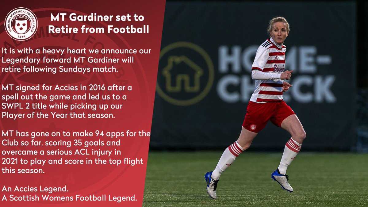 accieswfc's tweet photo. 🥹💃 𝐓𝐡𝐞 𝐋𝐚𝐬𝐭 𝐃𝐚𝐧𝐜𝐞

🏆 Title Winner 
🔥 Multiple Player Awards
🤕 Overcoming serious injury 

After an incredible career, we can announce our Legendary forward @GardinerMT will retire following Sundays Match. 

Full statements from MT &amp; the club are featured below ⬇️ https://t.co/NN8ZbaNuMh