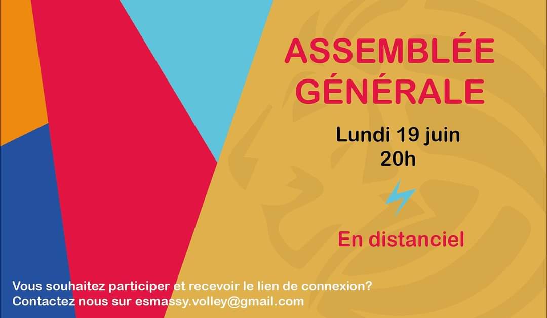 🚨 AG du club : Lundi 19 juin 2023 à 20h ⏯️ en direct et en visio 💻 
➡️ Toutes les informations sont à retrouver sur notre site internet 👉 esm-vb.com/?p=4117
On compte sur vous ! 😁