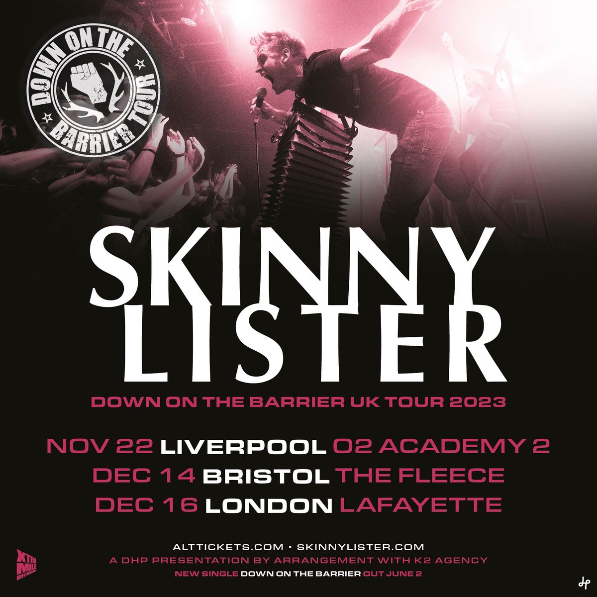 alt. tickets (@alttickets) on Twitter photo NEW/ Folk rock's rowdiest rabble since 2009, <a href="/SkinnyLister/">Skinny Lister</a> hit the road once more! See them across the UK later this year, including dates at <a href="/O2AcademyLpool/">O2 Academy Liverpool</a>, <a href="/FleeceBristol/">The Fleece</a> and <a href="/LondonLafayette/">LafayetteLondon</a>!
Tickets are on sale now: bit.ly/3WO83Sv NEW/ Folk rock's rowdiest rabble since 2009, <a href="/SkinnyLister/">Skinny Lister</a> hit the road once more! See them across the UK later this year, including dates at <a href="/O2AcademyLpool/">O2 Academy Liverpool</a>, <a href="/FleeceBristol/">The Fleece</a> and <a href="/LondonLafayette/">LafayetteLondon</a>!
Tickets are on sale now: bit.ly/3WO83Sv