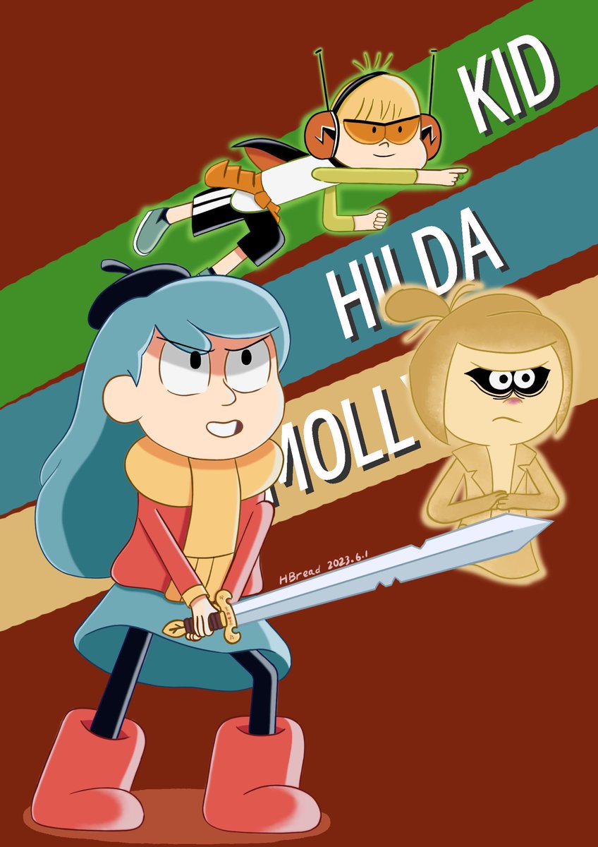 Three epic heroes team up for one common cause—
#hilda #hildanetflix #hildatheseries #hildafanart #kidcosmic #kidcosmicnetflix #kidcosmicfanart #tgamm #mollymcgee #theghostandmollymcgee #mollymcgeefanart #mercuryfilmworks