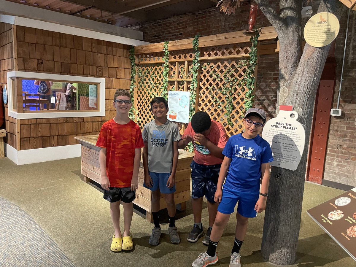 Part 2…Enjoying our last field trip of our Camp Michigan week—The DNR Outdoor Adventure Center! #livoniapride