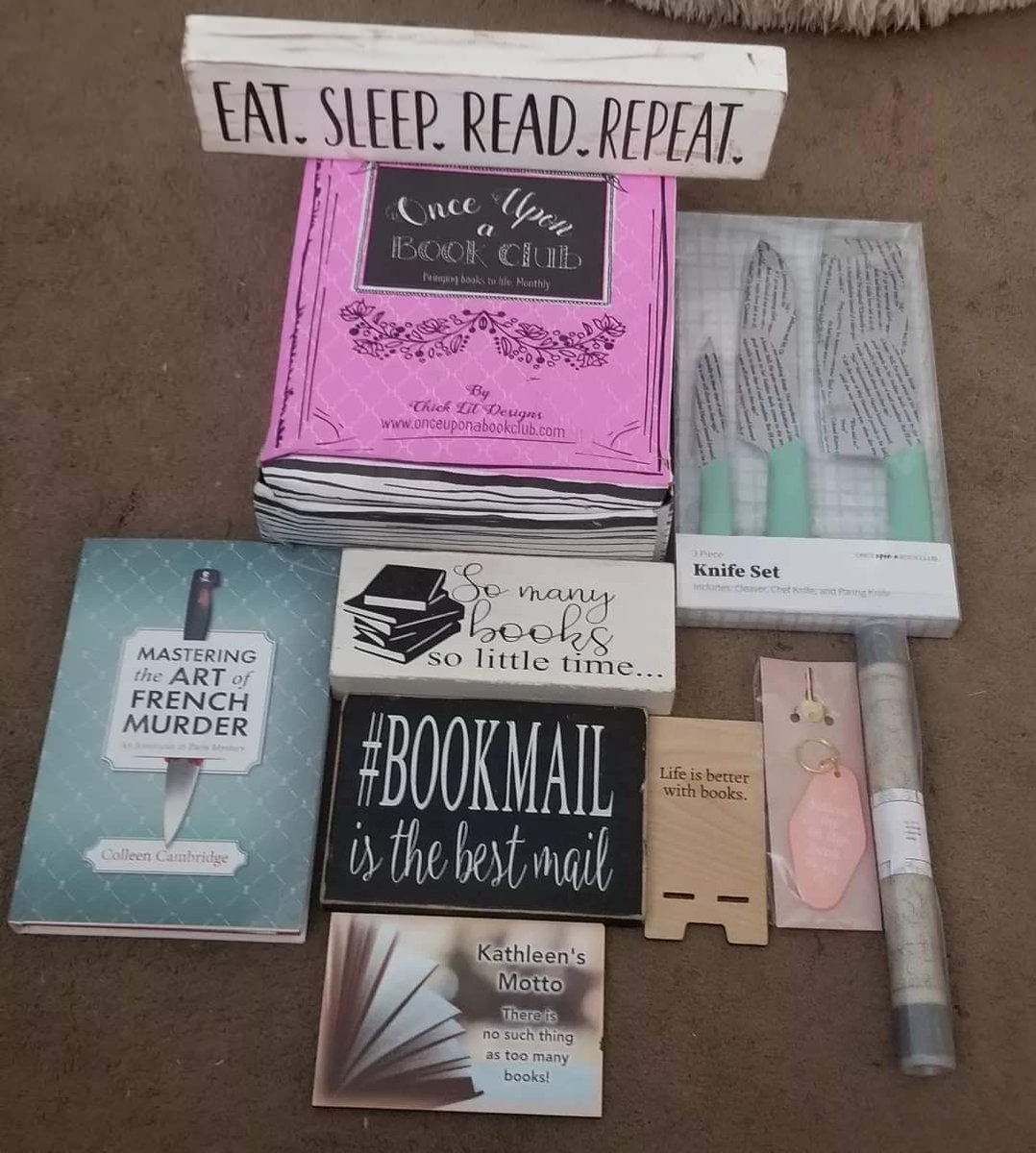 JerseyGirlBook's tweet image. Today's Book Mail: Once Upon A Book Club @OUABookClub Adult Book Box selection #OUABC #AdultBookBox #CozyMystery