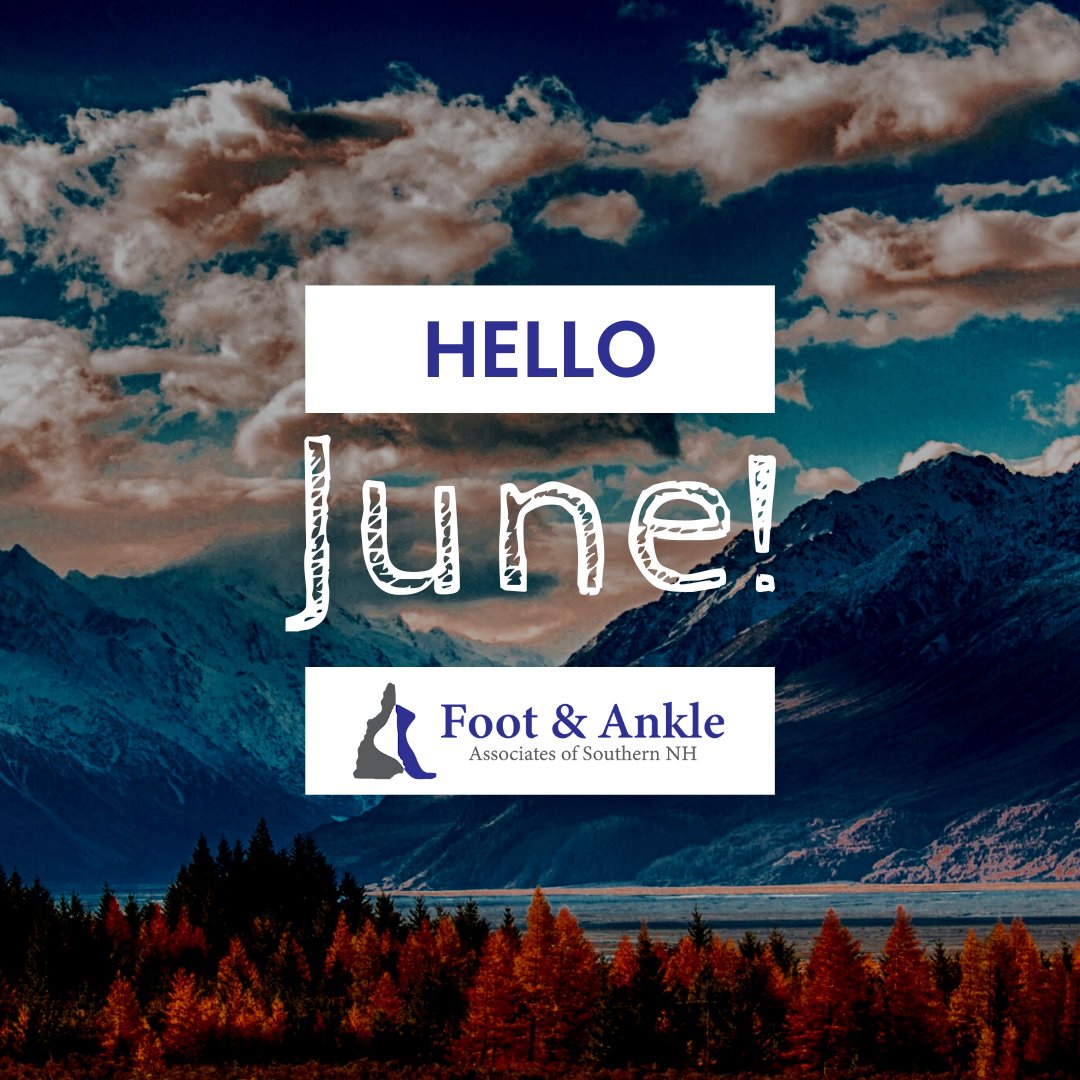 Like and follow to see what we’ve got in store for June!
.
.
.
#NewHampshirepodiatrist #FootAndAnkleAssociatesOfSouthernNewHampshire #FAASNH #bestdoctors #bestpodiatrists #June #June2023 #podiatrists #podiatrypractice #follow #photo #helloJune #spring #summer #DerryNH #HudsonNH