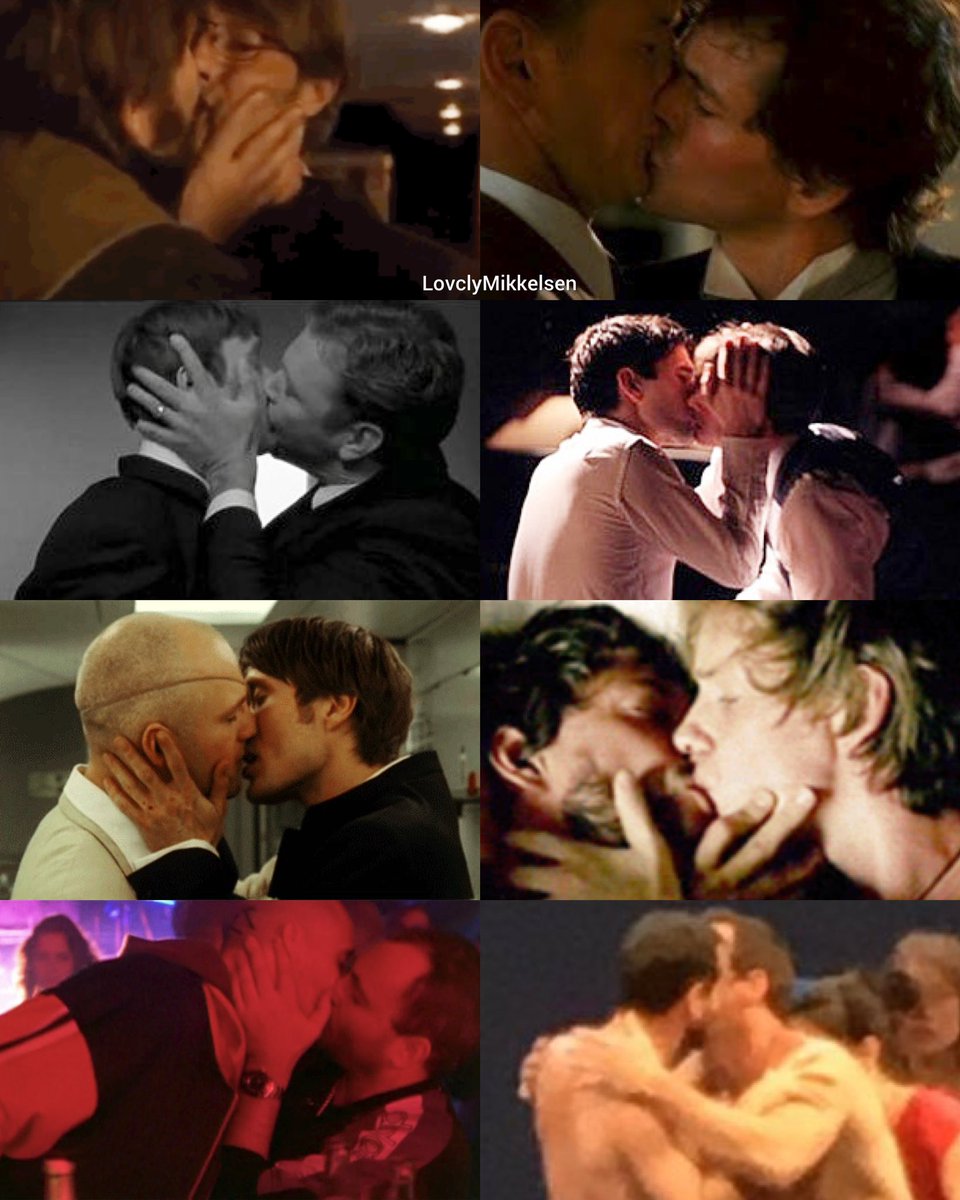 Happy Pride Month here’s Mads Mikkelsen and Hugh Dancy kissing boys ❤️