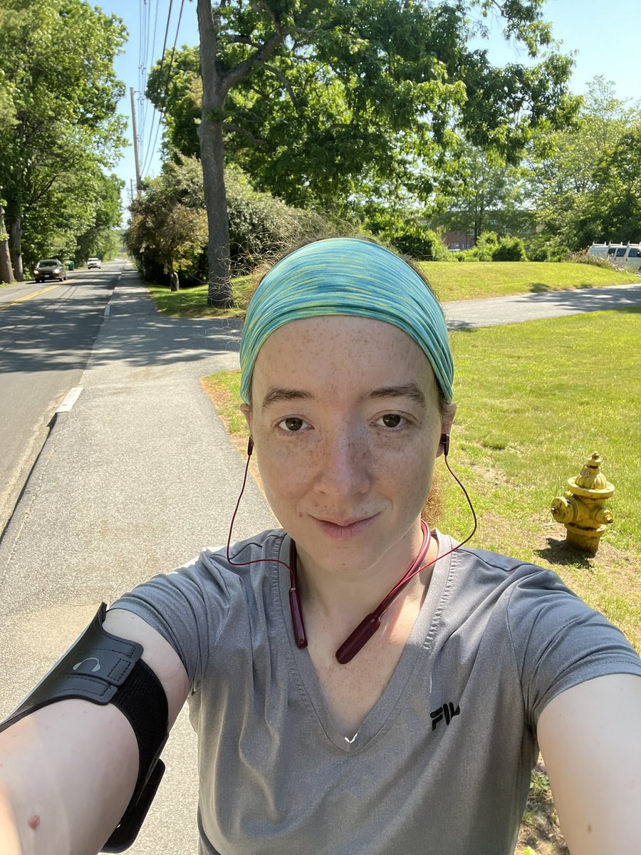 4.74 mile run & upper body workout this morning. “Life isn’t about finding yourself. Life is about creating yourself.”- George Bernard Shaw #adaptiveathlete #FitnessMotivation #EssentialTremor #fitwomen #fitlife #Thursday #run #workout