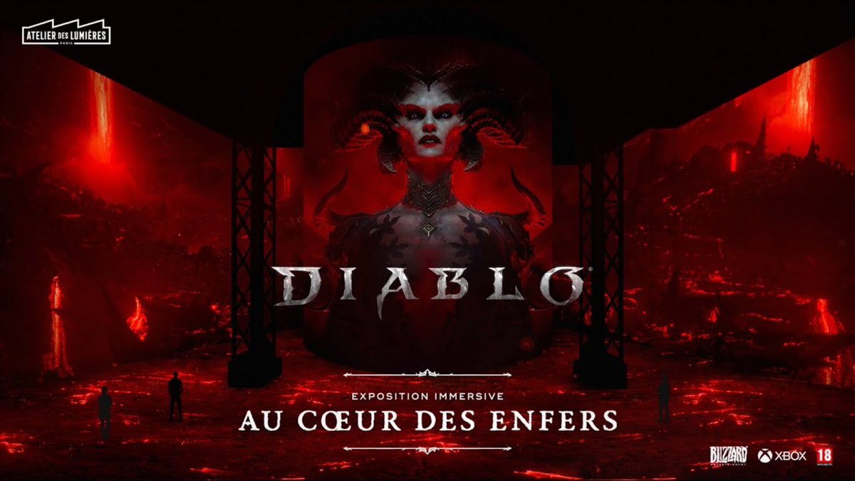 msifrance's tweet photo. 😈 CONCOURS 😈
Gagne 2 places pour l'exposition "Au Coeur des Enfers" pour fêter le lancement de #DiabloIV, le 15/06 à @AtelierLumieres à Paris 
réservée aux +18 ans

Pour participer:
-RT+Follow @msifrance et @Diablo_FR
-Commente #MSIxDiabloIV

TAS le 09/06/23
règlement en com https://t.co/fbZAgj43nK