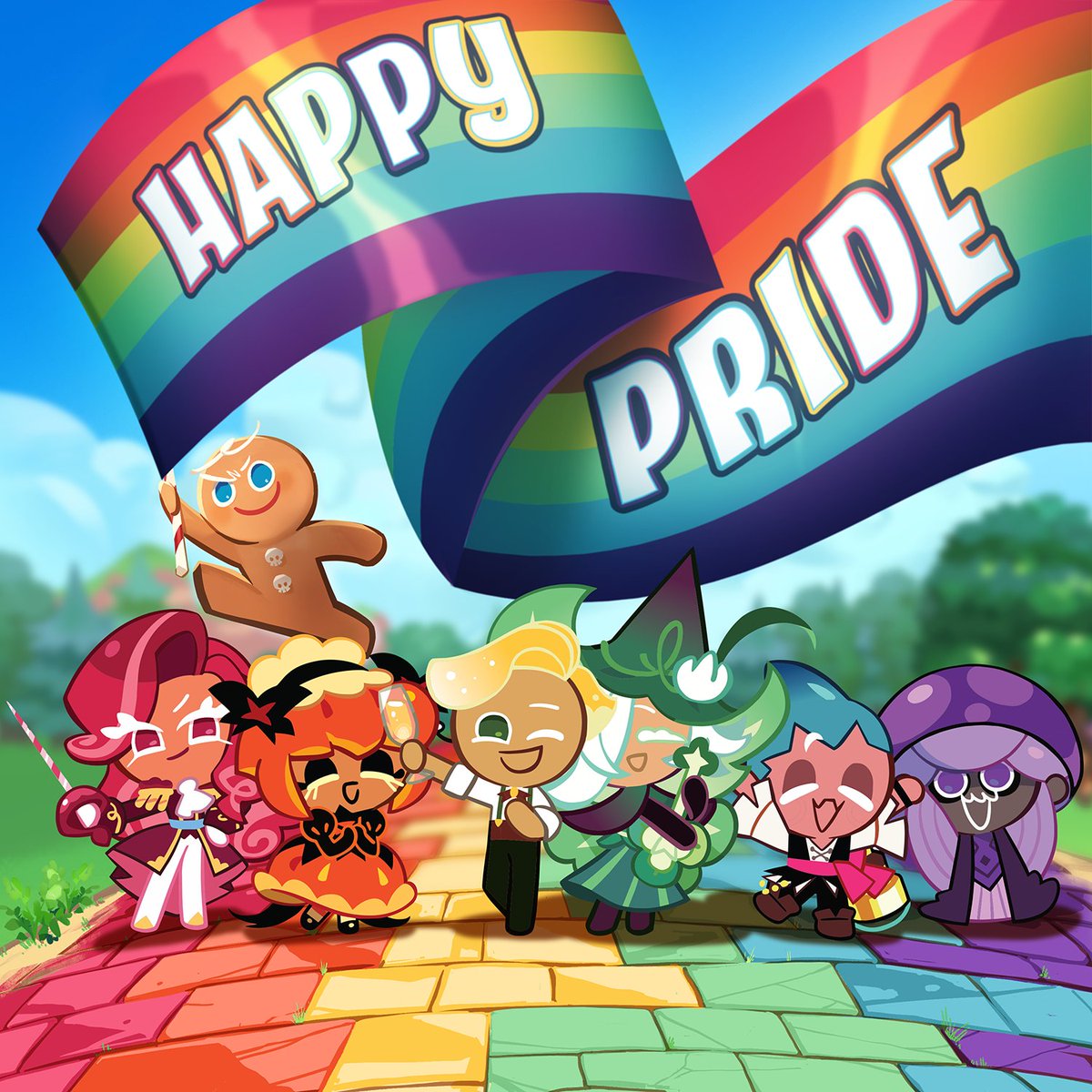 Happy Pride 2023! 🖤🤎💙🤍💗❤️💛🧡💚💙💜 Our Kingdom is a home for everyone. Come as you are and celebrate with Pride! #PrideMonth #Pride23