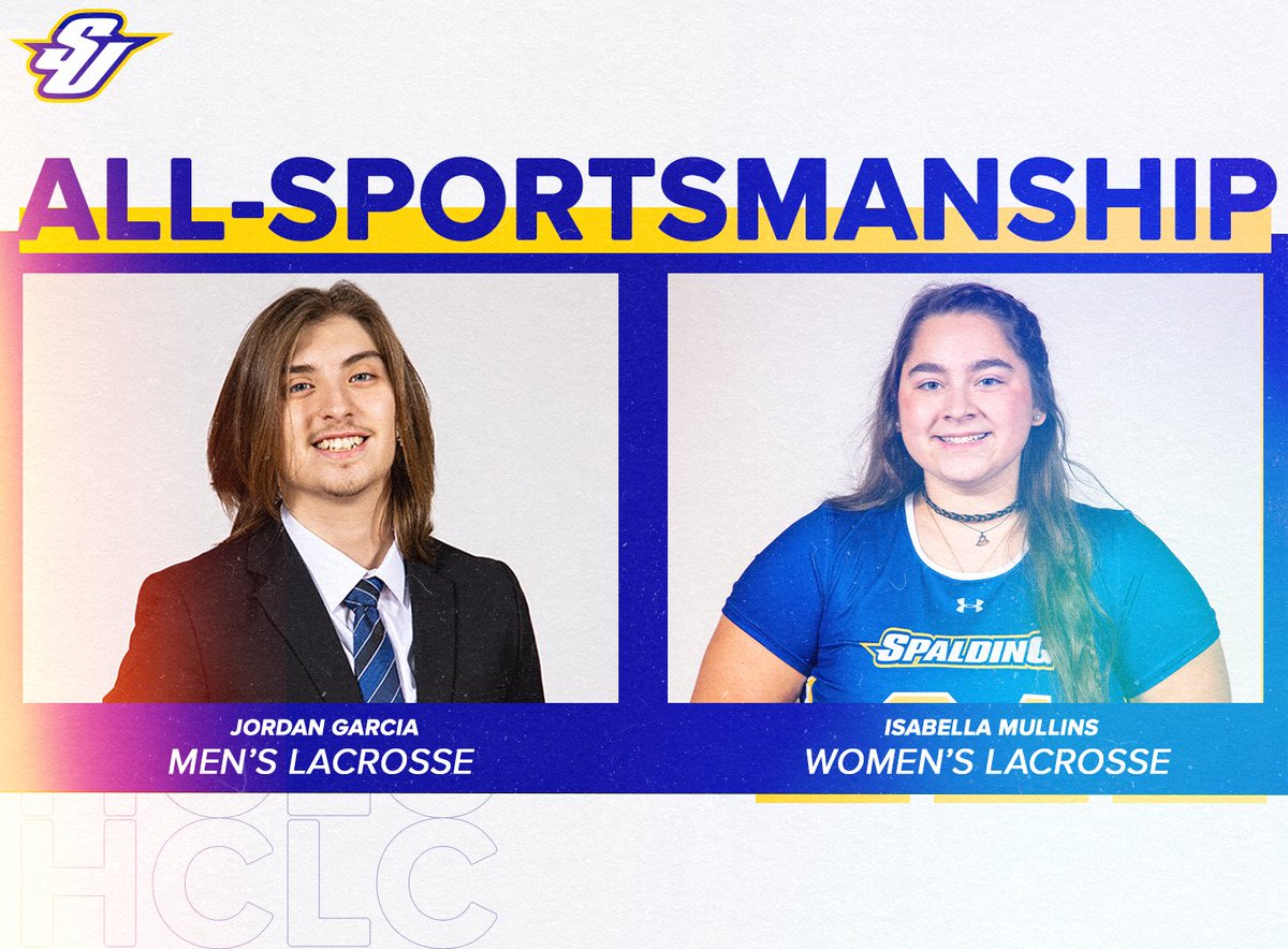 HONORS | Men's and women's lacrosse each had one member on the 2023 HCAC Christopher M. Ragsdale Sportsmanship team! 📝 ow.ly/axCE50OC37k