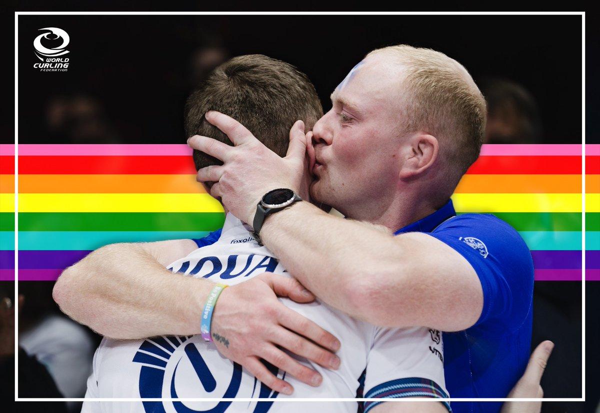 Happy Pride Month! 🏳️‍🌈 We're proud to celebrate diversity, inclusion and LOVE within the global curling community. 🫶 #Pride #Curling