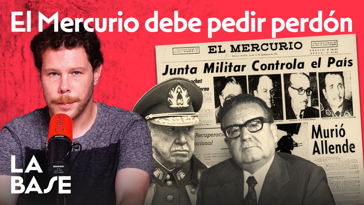 LaBase_TV's tweet photo. La CIA financió El Mercurio para destruir a Allende

Manu Levin analiza cómo Henry Kissinger y EEUU dieron millones de dólares al periódico de la familia Edwards para organizar el golpe de Estado contra Allende e instaurar la dictadura de Pinochet.

📺 https://t.co/H0MlZ42Wob https://t.co/nd90DtWzE4